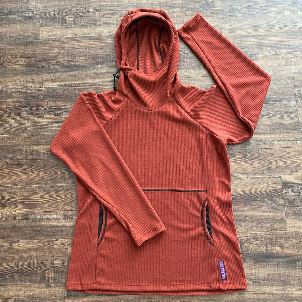 ❤️🏔2024 Melanzana V2 Microgrid Hoodie Canyon color Womens Large Melly